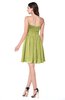 ColsBM Haylee Linden Green Bridesmaid Dresses Zipper Sash Strapless Simple A-line Sleeveless