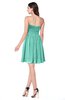 ColsBM Haylee Mint Green Bridesmaid Dresses Zipper Sash Strapless Simple A-line Sleeveless