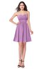 ColsBM Haylee Orchid Bridesmaid Dresses Zipper Sash Strapless Simple A-line Sleeveless