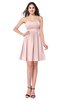 ColsBM Haylee Pastel Pink Bridesmaid Dresses Zipper Sash Strapless Simple A-line Sleeveless