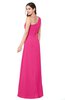 ColsBM Selby Fandango Pink Bridesmaid Dresses Floor Length Sheath Flower Zip up Modern Sleeveless
