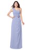 ColsBM Selby Lavender Bridesmaid Dresses Floor Length Sheath Flower Zip up Modern Sleeveless