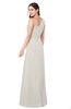 ColsBM Selby Off White Bridesmaid Dresses Floor Length Sheath Flower Zip up Modern Sleeveless