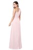 ColsBM Selby Petal Pink Bridesmaid Dresses Floor Length Sheath Flower Zip up Modern Sleeveless
