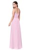 ColsBM Kinley Baby Pink Bridesmaid Dresses Sleeveless Sexy Half Backless Pleated A-line Floor Length