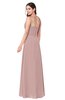 ColsBM Kinley Blush Pink Bridesmaid Dresses Sleeveless Sexy Half Backless Pleated A-line Floor Length