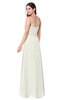 ColsBM Kinley Cream Bridesmaid Dresses Sleeveless Sexy Half Backless Pleated A-line Floor Length