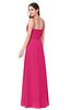 ColsBM Kinley Fuschia Bridesmaid Dresses Sleeveless Sexy Half Backless Pleated A-line Floor Length