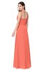 ColsBM Kinley Fusion Coral Bridesmaid Dresses Sleeveless Sexy Half Backless Pleated A-line Floor Length
