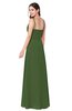 ColsBM Kinley Garden Green Bridesmaid Dresses Sleeveless Sexy Half Backless Pleated A-line Floor Length