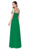 ColsBM Kinley Green Bridesmaid Dresses Sleeveless Sexy Half Backless Pleated A-line Floor Length