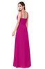 ColsBM Kinley Hot Pink Bridesmaid Dresses Sleeveless Sexy Half Backless Pleated A-line Floor Length