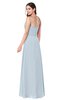 ColsBM Kinley Illusion Blue Bridesmaid Dresses Sleeveless Sexy Half Backless Pleated A-line Floor Length