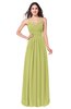 ColsBM Kinley Linden Green Bridesmaid Dresses Sleeveless Sexy Half Backless Pleated A-line Floor Length