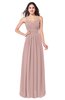 ColsBM Kinley Nectar Pink Bridesmaid Dresses Sleeveless Sexy Half Backless Pleated A-line Floor Length