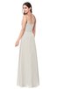 ColsBM Kinley Off White Bridesmaid Dresses Sleeveless Sexy Half Backless Pleated A-line Floor Length
