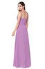 ColsBM Kinley Orchid Bridesmaid Dresses Sleeveless Sexy Half Backless Pleated A-line Floor Length