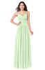 ColsBM Kinley Pale Green Bridesmaid Dresses Sleeveless Sexy Half Backless Pleated A-line Floor Length