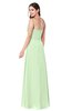 ColsBM Kinley Pale Green Bridesmaid Dresses Sleeveless Sexy Half Backless Pleated A-line Floor Length