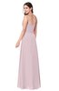 ColsBM Kinley Pale Lilac Bridesmaid Dresses Sleeveless Sexy Half Backless Pleated A-line Floor Length