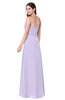 ColsBM Kinley Pastel Lilac Bridesmaid Dresses Sleeveless Sexy Half Backless Pleated A-line Floor Length