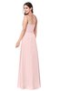 ColsBM Kinley Pastel Pink Bridesmaid Dresses Sleeveless Sexy Half Backless Pleated A-line Floor Length
