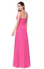 ColsBM Kinley Rose Pink Bridesmaid Dresses Sleeveless Sexy Half Backless Pleated A-line Floor Length