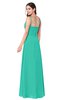 ColsBM Kinley Viridian Green Bridesmaid Dresses Sleeveless Sexy Half Backless Pleated A-line Floor Length