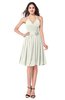 ColsBM Kyleigh Ivory Bridesmaid Dresses A-line Halter Sleeveless Zipper Knee Length Cute