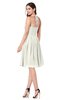 ColsBM Kyleigh Ivory Bridesmaid Dresses A-line Halter Sleeveless Zipper Knee Length Cute
