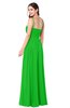 ColsBM Paisley Classic Green Bridesmaid Dresses Floor Length Flower Spaghetti Sleeveless Modern Zipper