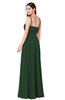 ColsBM Paisley Hunter Green Bridesmaid Dresses Floor Length Flower Spaghetti Sleeveless Modern Zipper