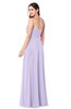ColsBM Paisley Light Purple Bridesmaid Dresses Floor Length Flower Spaghetti Sleeveless Modern Zipper