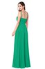 ColsBM Paisley Sea Green Bridesmaid Dresses Floor Length Flower Spaghetti Sleeveless Modern Zipper
