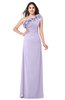 ColsBM Jazlyn Light Purple Bridesmaid Dresses Elegant Floor Length Half Backless Asymmetric Neckline Sleeveless Flower