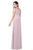ColsBM Jazlyn Pale Lilac Bridesmaid Dresses Elegant Floor Length Half Backless Asymmetric Neckline Sleeveless Flower