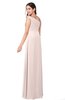 ColsBM Jazlyn Silver Peony Bridesmaid Dresses Elegant Floor Length Half Backless Asymmetric Neckline Sleeveless Flower