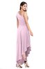 ColsBM Jewell Fairy Tale Bridesmaid Dresses Asymmetric Ruching Plain Asymmetric Neckline Sleeveless Half Backless