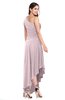 ColsBM Jewell Pale Lilac Bridesmaid Dresses Asymmetric Ruching Plain Asymmetric Neckline Sleeveless Half Backless