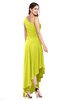 ColsBM Jewell Sulphur Spring Bridesmaid Dresses Asymmetric Ruching Plain Asymmetric Neckline Sleeveless Half Backless