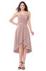 ColsBM Lavern Blush Pink Bridesmaid Dresses Sleeveless Asymmetric Ruching A-line Elegant Sweetheart
