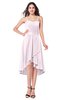 ColsBM Lavern Blush Bridesmaid Dresses Sleeveless Asymmetric Ruching A-line Elegant Sweetheart