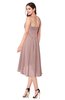 ColsBM Lavern Bridal Rose Bridesmaid Dresses Sleeveless Asymmetric Ruching A-line Elegant Sweetheart