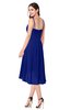 ColsBM Lavern Electric Blue Bridesmaid Dresses Sleeveless Asymmetric Ruching A-line Elegant Sweetheart
