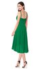 ColsBM Lavern Green Bridesmaid Dresses Sleeveless Asymmetric Ruching A-line Elegant Sweetheart