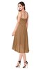 ColsBM Lavern Light Brown Bridesmaid Dresses Sleeveless Asymmetric Ruching A-line Elegant Sweetheart