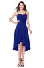 ColsBM Lavern Nautical Blue Bridesmaid Dresses Sleeveless Asymmetric Ruching A-line Elegant Sweetheart