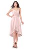 ColsBM Lavern Pastel Pink Bridesmaid Dresses Sleeveless Asymmetric Ruching A-line Elegant Sweetheart