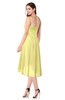 ColsBM Lavern Pastel Yellow Bridesmaid Dresses Sleeveless Asymmetric Ruching A-line Elegant Sweetheart