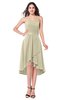 ColsBM Lavern Putty Bridesmaid Dresses Sleeveless Asymmetric Ruching A-line Elegant Sweetheart